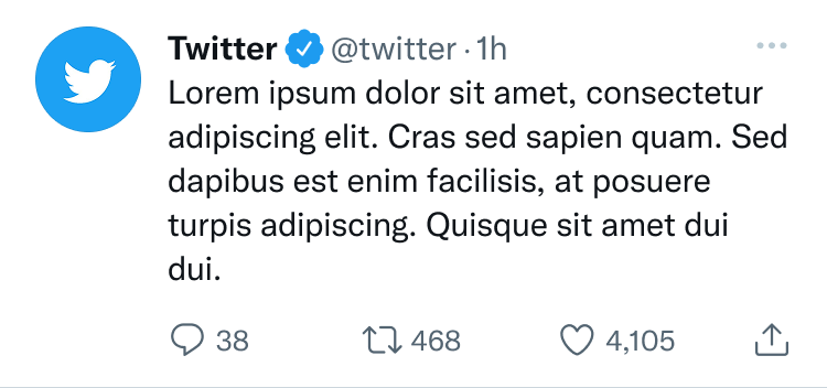 Tweet